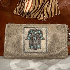 NWOT KBD LEATHER WRISTLET
